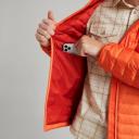 Kathmandu Heli Men's 600 Fill Lightweight Down Jacket | Orange Puffer Jacket - M