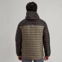 Kathmandu Heli R Men's Hooded Down Jacket | Green/Dark Green Puffer Jacket - S