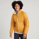 Kathmandu Heli R Women's Down Jacket | Mustard Yellow Puffer Jacket - M