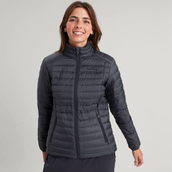 Kathmandu Heli Women's 600 Fill Hooded Lightweight Down Jacket | Blue Puffer Jacket - 16