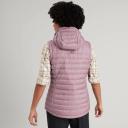Kathmandu Heli Women's 600 Fill Hooded Lightweight Down Vest | Purple Puffer Vest - 10