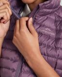 Kathmandu Heli Women's 600 Fill Hooded Lightweight Down Vest | Purple Puffer Vest - 6