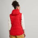 Kathmandu Heli Women's 600 Fill Hooded Lightweight Down Vest | Red Puffer Vest - 6