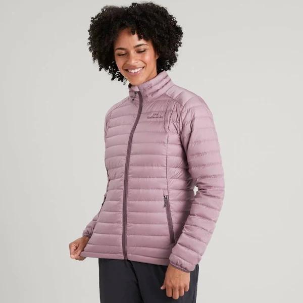 Kathmandu Heli Women's Longline Down Jacket | Purple Puffer Jacket - 14
