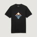 Kathmandu Horizon Print Men's Short Sleeve Tee | Black - XS