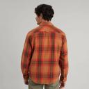 Kathmandu Huntly Men's Long Sleeve Shirt | Brown/Orange - XS