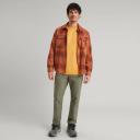 Kathmandu Huntly Men's Long Sleeve Shirt | Brown/Orange - XS
