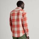 Kathmandu Huntly Men's Long Sleeve Shirt Button-Up - Red Earth/Mint Check Size X-Small - AfterPay & zipPay Available