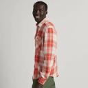 Kathmandu Huntly Men's Long Sleeve Shirt Button-Up - Red Earth/Mint Check Size X-Small - AfterPay & zipPay Available