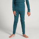 Kathmandu KMDCore Kids' Unisex Long Johns Pants | Blue/Green - 2yrs