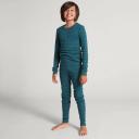 Kathmandu KMDCore Kids' Unisex Long Johns Pants | Blue/Green - 2yrs
