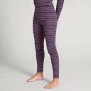 Kathmandu KMDCore Kids' Unisex Long Johns Pants | Purple/Peach Beige - 4yrs