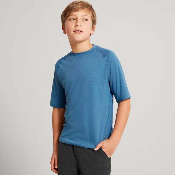 Kathmandu SUN-Stopper Boys' Short Sleeve T-Shirt | Blue - 14Yrs