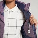 Kathmandu Winterburn Women's 600 Fill Longline Down Coat | Purple Puffer Jacket - 14