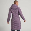 Kathmandu Winterburn Women's 600 Fill Longline Down Coat | Purple Puffer Jacket - 16