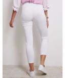 Katies 7/8 Length Classic Pants White - 10