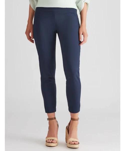 Katies 7/8 Classic Pants - Navy - Size 8 - Nylon - Ezibuy