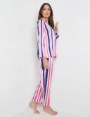 Katies Button Front Satin PJ Set