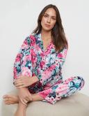 Katies Button Front Satin PJ Set - Eofy Sale