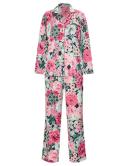 Katies Button Front Satin PJ Set - Eofy Sale