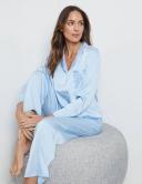 Katies Button Front Satin PJ Set