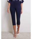 Katies Crop Classic Pants - Navy - Womens Trousers - Size 12 - Ezibuy