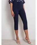 Katies Crop Classic Pants - Navy - Womens Trousers - Size 12 - Ezibuy