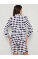 Katies Long Sleeve Check Blazer