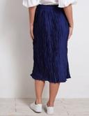 Katies Midi Pleated Skirt - Dark Navy - Womens - Size 14 - Ezibuy