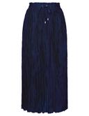 Katies Midi Pleated Skirt - Dark Navy - Womens - Size 14 - Ezibuy