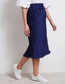 Katies Midi Pleated Skirt - Dark Navy - Womens - Size 14 - Ezibuy