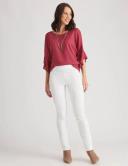 Katies Regular Classic Pants - White - Womens Trousers - Size 16 - EziBuy