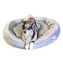 Kazoo Giant Bilby Round Plush Winter Bed for Dogs