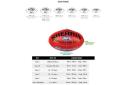 KB Soft Grip AFL Football Rubber Sherrin Ball in Green - Size 3