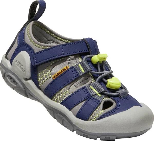 Keen Kids Knotch Creek Blue-grey, Kids Sandals, Size US 11 - Color Steel Grey - Blue Depths