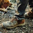 Keen Ridge Flex Mens Waterproof Hiking Shoes - Bison Golden Brown - 12