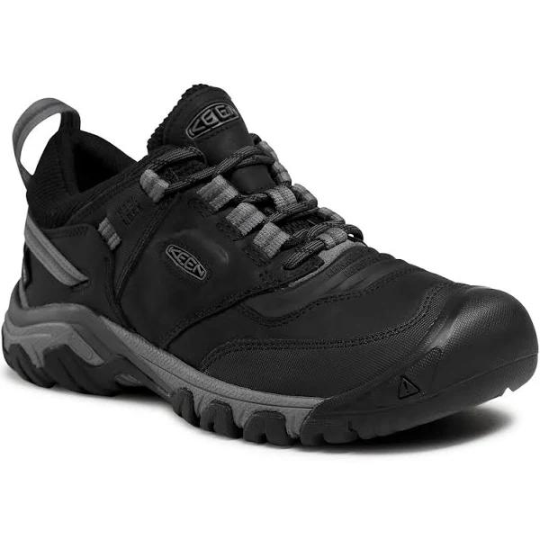 Keen - Ridge Flex Waterproof Walking Shoes - Black - UK 10