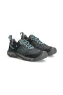 Keen Ridge Flex Waterproof Womens Hiking Shoes - Raven/Porcelain - US 7.5