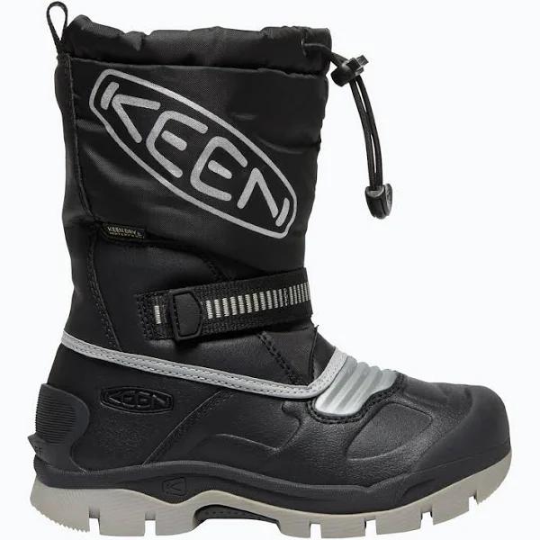 Keen Snow Troll Black Waterproof Boys Winter Boots -40C - Black 12 Little Kid Boys