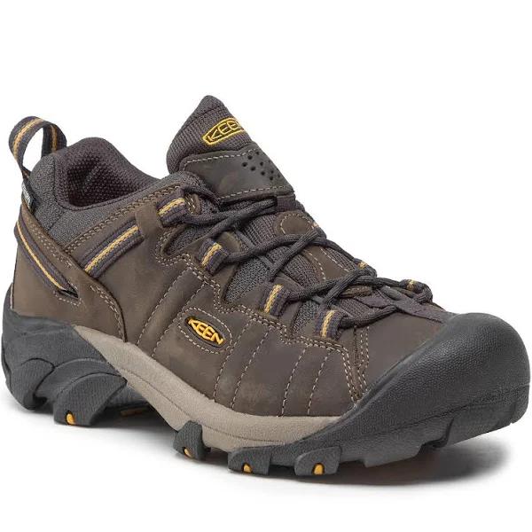 Keen Targhee II Waterproof Mens Hiking Shoes- Raven Tawny Olive - 10