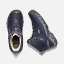 Keen Targhee III Waterproof Mid 10 , Vintage Indigo/Peachy Keen (Women's)