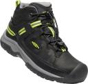 Keen Targhee Mid Kids Waterproof Hiking Boots - black/steel Grey - 7