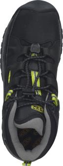 Keen Targhee Mid Kids Waterproof Hiking Boots - black/steel Grey - 7