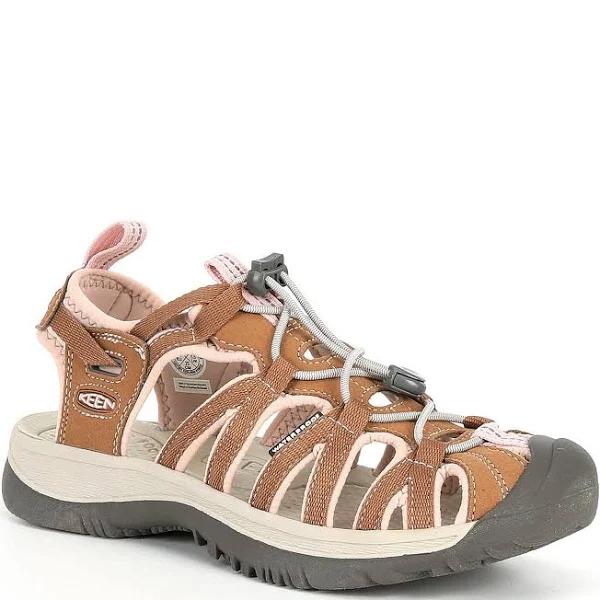 Keen Whisper Sandals Brown Beige Grey Women - 40