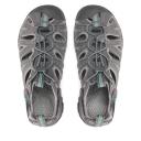Keen Whisper W - Medium Grey/Peacock Green - Sandals 5