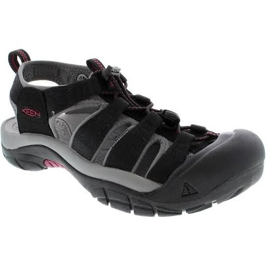 Keen Women's Newport H2 Water Shoes - Black/Raspberry Wine - Swimoutlet.com