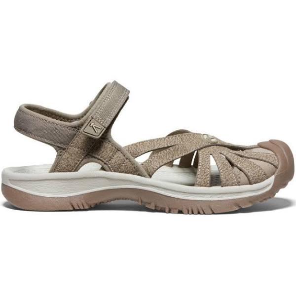 Keen Womens Rose Sandal Hiking Shoe, Brindle/Shitake, 5.5 US