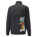 Keep It Trill Men's Basketball Jacket in Black, Size Medium, Polyester by Puma