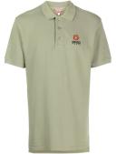 Kenzo Boke Flower Cotton Polo Shirt - Green