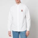 KENZO 'Boke Flower' Crest Casual Shirt White Mens - Size 41